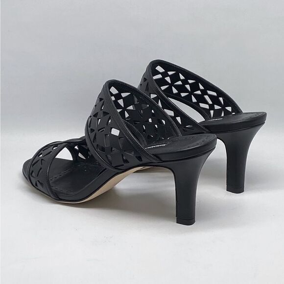 Manolo Blahnik Sophocles Perforated Mules size 37 - Picture 7 of 12